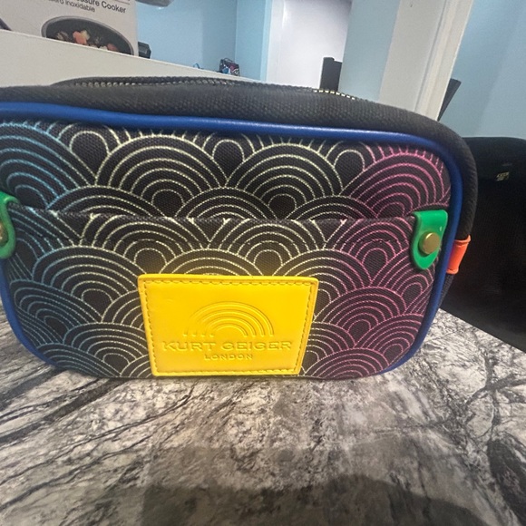 Kurt Geiger Rainbow Pattern Crossbody Bag - Picture 2 of 10